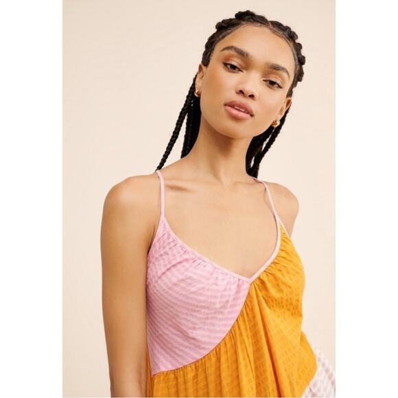 Free People Bohemian Beach Summer What Love Is Maxi Dress Size Large Sundress - Picture 15 of 16